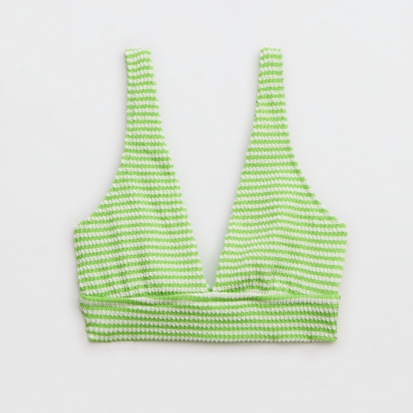 Aerie Green & White Striped Swim Set | NWOT - Picture 3 of 10